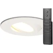 HOFTRONIC™ LED Einbaustrahler Napels 8W 570lm 2700K Weiß IP65 Dimmbar