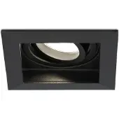 HOFTRONIC™ LED Einbaustrahler 4W 4000K GU10 Schwarz Eckig Dimmbar Schwenkbar IP20