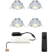 HOFTRONIC™ LED Einbaustrahler Sienna 12V 3W 200lm 2700K IP44 Aluminium