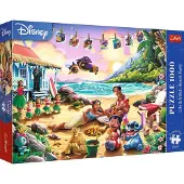 Trefl Puzzle Premium Plus Disney Lilo & Stitch: Plachow-Party 1000 Stü ck