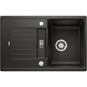 BLANCO Granitspüle "ZIA 45 S", schwarz, B:50cm H:19cm T:78cm, Verbundwerkstoff, Küchenspülen, Granitspüle, erhältlich in mehreren Farben