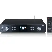 Lenco DIR-250BK - Internetradio mit DAB+, UKW Radio, MP3-Player und Bluetooth - Schwarz