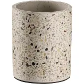 Aps Besteckhalter "Besteckbehälter -TERRAZZO- Ø 11 cm, Höhe ca. 13,5 cm", (1 tlg.), in Terrazzo Optik, mit möbelschonender Unterseite