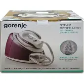 Gorenje SGD2800WV Dampfbügeleisen, 140 g/min, Keramik-Bügelsohle, 7 bar, 1,7 l, 500 g/min, Violett, Weiß