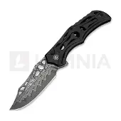 CIVIVI Biophase Taschenmesser, Damascus, Black Aluminum