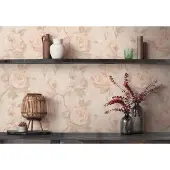 A.S. Création Vliestapete "Pintwalls III Florale Struktur-Tapete" Kunst strukturiert Blumentapete, Aquarelloptik - Schlaf-, Wohnzimmer, Eingangsbereich