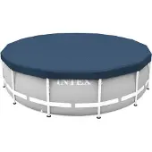 Intex 28083 Pool Abdeckplane Deluxe rund 457 cm mit 20cm Überhang Plane Cover