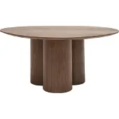 Miliboo - Design-Couchtisch Walnuss HOLLEN