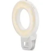 Hama LED-Ringleuchte "ToGo", Clip-On-Ringlicht für Handy, aufladbar, 3 Modi (00004674) Ringlicht