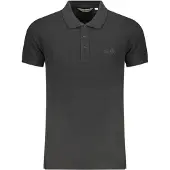 Ellesse Herren-Poloshirt mit kurzen Ärmeln, schwarz