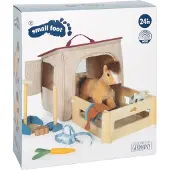 Small Foot Spielset Pferd mit Stall in der Tasche