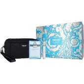 Versace Edt Spray 100ml/Edt Spray 10ml/Toiletbag Man Eau Fraiche Giftset
