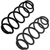 BESTPRICE 2x Fahrwerksfeder Hinterachse [Hersteller-Nr. 10701435] für Citroën