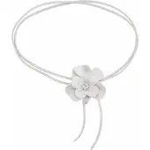 Collezione alessandro Taillengürtel "Blüte" Lederband mit echt Leder Blüte
