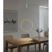 Lyora Runde Pendelleuchte Change Ø 60cm gold