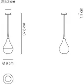 Zafferano Dondolina Pro LED-Akkuleuchte-Weiß-mit LED (2200K/2700K/3000K)