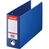 Esselte Ordner DIN A5 80 mm Blau 2 Ringe 47092 PP (Polypropylen) Querformat