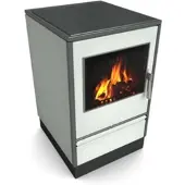 Glutos Küchenherd HHS 02 G | weiß | Scharnier links | 5,5 kW