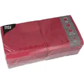 Papstar 5000 Servietten, 1-lagig 1/4-Falz 33 cm x 33 cm weinrot