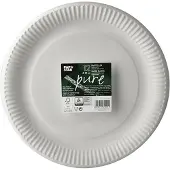 Papstar Teller, Pappe "pure" rund Ø 29 cm weiß, 20 x 12 Stück 240 Stück