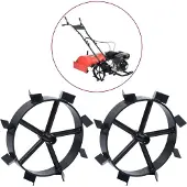 vidaXL Metallräder für 6,5 PS Benzin-Gartenfräse 2 Stk.