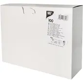 Starpak 4 X 100 Bestecktaschen, Airlaid 1/8-Falz 40 cm x 48 cm weiss