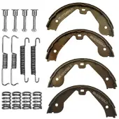 BESTPRICE Bremsbackensatz Feststellbremse+Zubehör [Hersteller-Nr. 10603938] für Audi, VW, Porsche