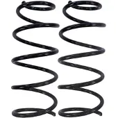 BESTPRICE 2x Fahrwerksfeder Vorderachse [Hersteller-Nr. 10661991] für Seat, VW