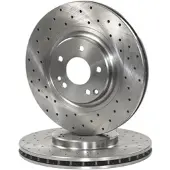 BESTPRICE Bremsscheibe Vorderachse Belüftet [Hersteller-Nr. 31470759] für Mercedes-Benz