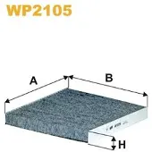 WIX FILTERS Filter, Innenraumluft WP2105