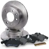 BESTPRICE Bremsscheiben+Bremsbeläge vorne belüftet [Hersteller-Nr. 10600533] für VW, Mercedes-Benz