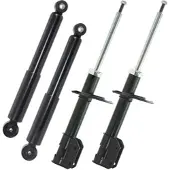 BESTPRICE 4x Stossdämpfer vorne + hinten Gasdruck [Hersteller-Nr. 31407120] für Fiat