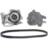 BESTPRICE Set Wasserpumpe + Servopumpe [Hersteller-Nr. 10701885] für Ford