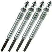 BESTPRICE 4x Glühkerze [Hersteller-Nr. 10662400] für Peugeot, Citroën, Lancia, Fiat