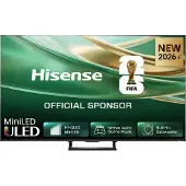 Hisense 50 '' E8S | ULED MiniLED Smart TV 4K 144 Hz, 127 cm (50"), 3840 x 2160 Pixel, DLED, Smart-TV, WLAN, Schwarz