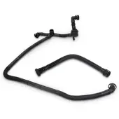 BESTPRICE 2x Schlauch Kurbelgehäuseentlüftung [Hersteller-Nr. 40675783] für Audi, VW