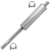 BESTPRICE Mittelschalldämpfer + Montagematerial [Hersteller-Nr. 40207805] für VW