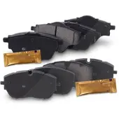BESTPRICE 8x Bremsbeläge Vorne + Hinten [Hersteller-Nr. 40668202] für Opel, Peugeot, Ds, Citroën