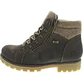 Remonte Damen Schnürstiefeletten/ Winterstiefeletten Braun Leder-Textil-Mix Größe: 39