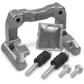 BESTPRICE Bremssattelhalter hinten links [Hersteller-Nr. 31469511] für Skoda, Peugeot, Citroën, Vauxhall, Opel, Audi, VW, Ds, Seat