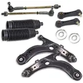 BESTPRICE Querlenkersatz 8-teilig Vorderachse unten [Hersteller-Nr. 40207786] für Audi, Seat, Skoda, VW