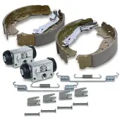 BESTPRICE Bremsbacken + Radbremszylinder + Zubehör [Hersteller-Nr. 34004706] für Opel, Vauxhall