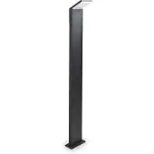 Ideal Lux Moderne Stehleuchte Style Aluminium Anthrazit Led 9W 4000K Natürliches Licht