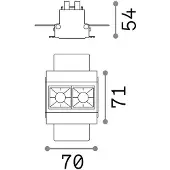 Ideal Lux LED-Einbaustrahler Lika 06W 4000K TRIMLESS 267890 6W 500lm 4000K IP20 7cm weiß-schwarz ohne Rahmen