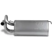 BESTPRICE Endschalldämpfer [Hersteller-Nr. 41572597] für Chevrolet, Vauxhall, Opel