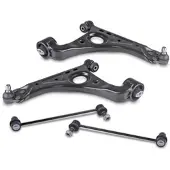 BESTPRICE 2x Querlenker + 2x Kopppelstange vorne [Hersteller-Nr. 40974161] für Opel