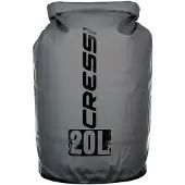 Cressi Pvc 20l Trockensack Grau Grau One Size