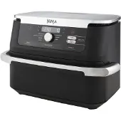 Ninja AF500DE, Heißluftfritteuse, 10,4 l, Doppel, Schwarz, Tasten, Drehregler, Eigenständig