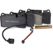 BESTPRICE Bremsbeläge + Warnkontakt Vorderachse [Hersteller-Nr. 41838716] für Audi, Cupra, Seat