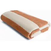 Yumeko Strandtuch Baumwolle 100x180 Orange - Eco, Bio & Fairtrade